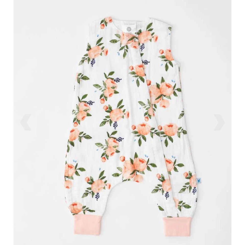 Floral Kids Sleep Sack with Pink Accents